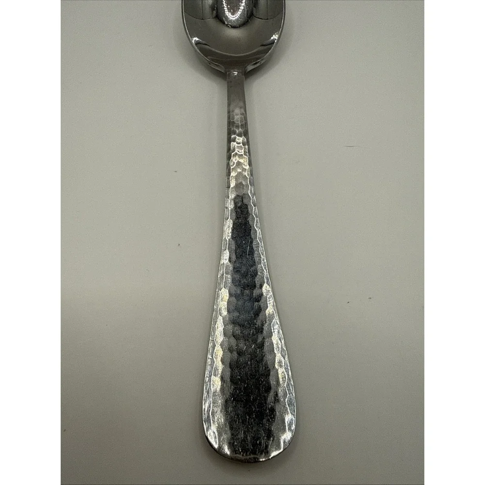1 Hammered Antique Place‎ Spoon Reed & Barton 18/8 Luxury Stainless Korea Shiny